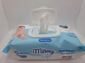 Chusteczki nawilżane - Miray Chusteczki nawilżane dla dzieci 99%Wody 90szt!BioBEZAlkoholuParabenów - miniaturka - grafika 1