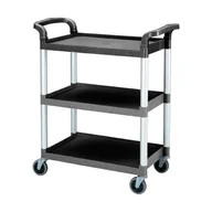 Wózki na żywność - Wózek kelnerski 3-półkowy do 136 kg, 835x413x965 mm CAMBRO, BC331KD110 - miniaturka - grafika 1