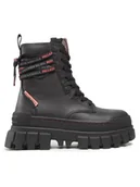 Botki damskie - Palladium Trapery Revolt Boot Lth 97240-010-M Czarny - miniaturka - grafika 1