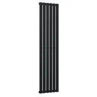 Grzejniki łazienkowe - Grzejnik FARON 180x42 Czarny 912W Roz 36.5cm 10 Bar DURATERM 5903205767165 - miniaturka - grafika 1
