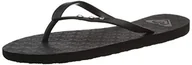 Sandały damskie - Roxy Viva Glitz II sandały damskie, czarny - Czarny Black Bl0-37 eu - miniaturka - grafika 1