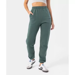 Spodnie dresowe Carpatree Essentials zielone - Spodnie sportowe damskie - miniaturka - grafika 1
