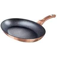 Patelnie - PATELNIA GRANITOWA DO RYB BERLINGER HAUS BH-7170 ROSE GOLD - miniaturka - grafika 1