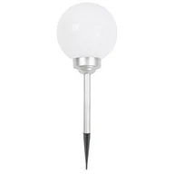 Lampy ogrodowe - Zestaw 6 Ogrodowych Lampa Solarnych Kula Mleczna śr. 20cm 4 LED - miniaturka - grafika 1