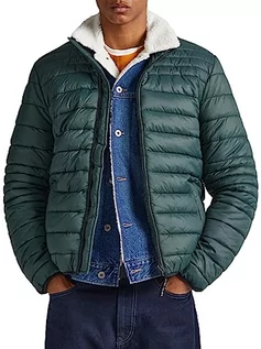 Kurtki męskie - Pepe Jeans Kurtka męska Balle Puffer, Zielony (Regent Green), XS - grafika 1