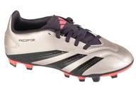 Piłka nożna - adidas Predator Club Jr FxG  IF6423, dla chłopca, buty piłkarskie - korki, Szary - miniaturka - grafika 1