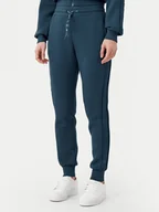 Spodnie sportowe damskie - Guess Spodnie dresowe V2YB18 K7UW2 Niebieski Regular Fit - miniaturka - grafika 1