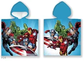 Okrycia kąpielowe dla dzieci - Carbotex, ręcznik poncho 55X110 cm,  AVENGERS - miniaturka - grafika 1