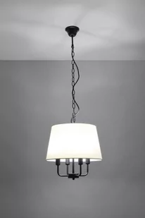 Candellux Pasteri lampa wisząca 4-punktowa czarna 31-01368 31-01368 - Lampy sufitowe - miniaturka - grafika 1