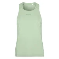 Koszulki i topy damskie - Damska koszulka bez rękawów CRAFT ADV ESSENCE SINGLET 2 W 1914796-630000 – Zielony - miniaturka - grafika 1