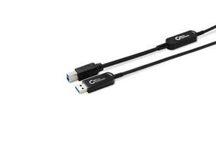 Microconnect MC-USB3.0AB25OP kabel USB USB 3.2 Gen 2 (3.1 Gen 2) 25 m USB A USB B Czarny - Kable komputerowe i do monitorów - miniaturka - grafika 1