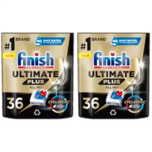 Finish Ultimate Plus Kapsułki do zmywarki Fresh All in 1 zestaw 72 szt. - Środki do zmywarek - miniaturka - grafika 1