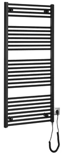 Aqualine Ogrzewanie - Element grzejny 60x132 cm, 600 W, czarny mat ILE36TB - Grzejniki łazienkowe - miniaturka - grafika 1