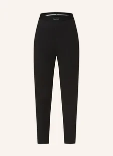 Calvin Klein Legginsy Rekreacyjne schwarz - Legginsy - miniaturka - grafika 1