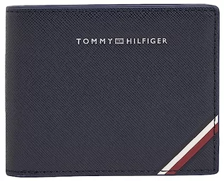 Portfele - Tommy Hilfiger Męski portfel Th Central Mini Cc, niebieski (Kosmiczny Błękit), rozmiar uniwersalny - grafika 1