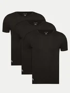 Koszulki męskie - Lacoste Komplet 3 t-shirtów TH9007 Czarny Slim Fit - miniaturka - grafika 1