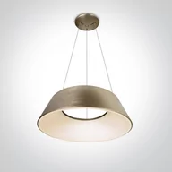 Lampy sufitowe - Amedi lampa wisząca szczotkowany złoty LED 63058/BGL/W OneLight - miniaturka - grafika 1