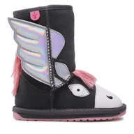 Buty dla dziewczynek - Śniegowce EMU Australia Pegasus K12757 Szary - miniaturka - grafika 1