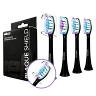 Końcówki do szczoteczek elektrycznych - Końcówki do szczoteczki sonicznej Smilesonic UP GO EX Czarne - miniaturka - grafika 1