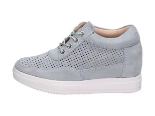 M.Daszyński Szare sneakersy damskie M.DASZYŃSKI SA143-1 - M.Daszyński - Sneakersy damskie - miniaturka - grafika 1