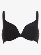 Biustonosze - Joop - Damski biustonosz z fiszbinami  wyściełany, niebieski - miniaturka - grafika 1