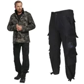 Odzież taktyczna i umundurowanie - Spodnie Długie Męskie BRANDIT Pure Vintage - Black XL - miniaturka - grafika 1