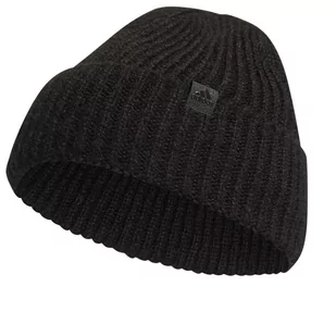 Czapka adidas Cuff Beanie HM9906 - czarna - Adidas - Czapki damskie - miniaturka - grafika 1