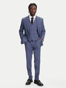 HUGO BOSS Garnitur Henry-Getlin253V1X 50544664 Niebieski Regular Fit - Garnitury - miniaturka - grafika 1