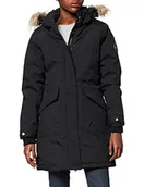 Kurtki damskie - DLX DLX damska kurtka puchowa Bettany Czarny XXS FAJKDOTR0003_BLKXXS - miniaturka - grafika 1