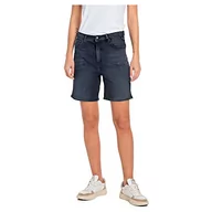 Spodenki damskie - Replay Damskie szorty dżinsowe SHIRBEY, 097 Dark Grey, 28, 097 Dark Grey, 28W - miniaturka - grafika 1