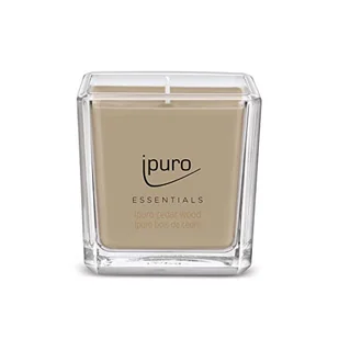 ipuro - Dekoracyjne drewno cedrowe, minimalistyczne i purystyczne świece zapachowe w szkle, intensywne z nutami drzewnymi i korzennymi, stylowa świeca 125 g - Świece - miniaturka - grafika 1