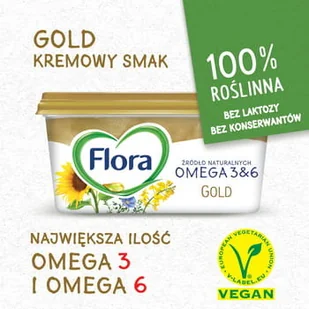 Flora - Omega Gold - Masło i margaryna - miniaturka - grafika 1