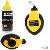 Inne mocowania - Sznur Sznurek Murarski Budowlany Traserski + Kreda - miniaturka - grafika 1