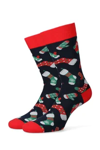 Lancerto, Skarpety granatowe świąteczne, rozmiar 40/43 - Skarpetki męskie - miniaturka - grafika 1