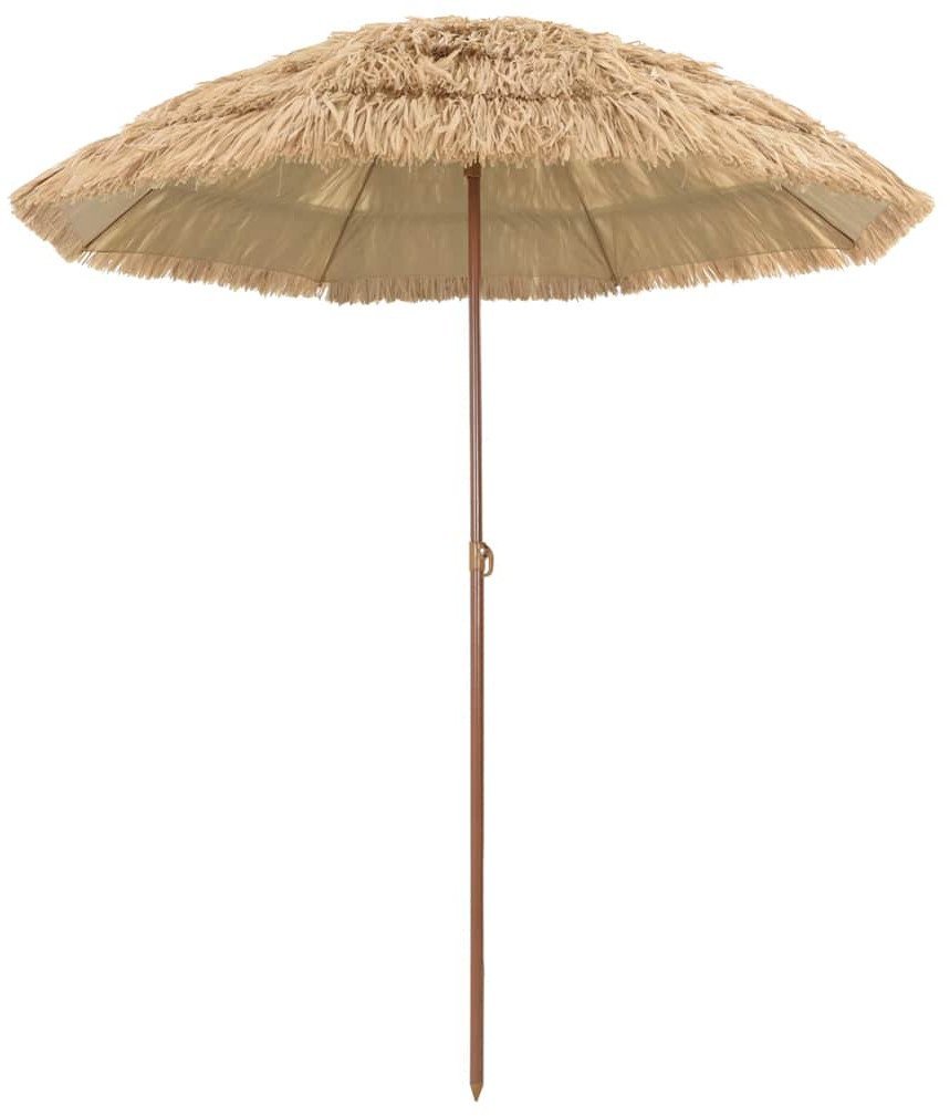 vidaXL Parasol plażowy Brązowy 160 x 196 cm Stal