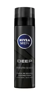 Nivea Men Deep Pianka do golenia Smooth Shave 200 ml - Kosmetyki do golenia - miniaturka - grafika 1
