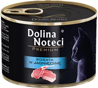 Mokra karma dla kotów - Dolina Noteci Premium, 12 x 185 g - Bogata w jagnięcinę - miniaturka - grafika 1