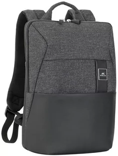 Rivacase Plecak na laptop 13,3" Lantau 8825 Czarny 8825 Black Mélange - Torby na laptopy - miniaturka - grafika 1