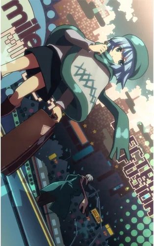 Plakat Anime Manga Dj Max DJM_004 A2 (custom)