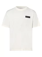 Koszulki męskie - Tom Tailor Denim - T-shirt męski, biały - miniaturka - grafika 1