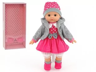 Adar Lalka z dźwiękiem dziewczynka 40 cm w pudełku 530072 - Lalki dla dziewczynek - miniaturka - grafika 1