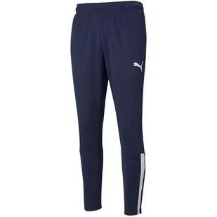 Spodnie Męskie Puma Teamliga Training Pants Granatowe 657242 06-2Xl - Spodnie męskie - miniaturka - grafika 1