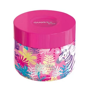 Quokka Whim Kids Food Jar - Lunchbox termiczny / termos obiadowy dla dzieci 369 ml (Zebras) - Lunch boxy - miniaturka - grafika 1