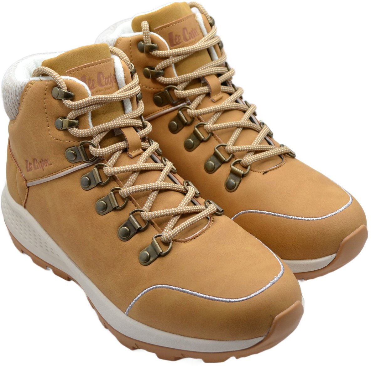 Damskie buty zimowe Lee Cooper 3075 jasny brąz 38