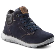 Półbuty damskie - Geox Trzewiki J Xunday B. A J843NA 022BC C0045 S Navy/Black - miniaturka - grafika 1