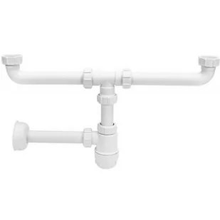 McAlpine McALPINE PÓŁSYFON UMYWALKOWY PODWÓJNY - HC2+PIPE - Syfony - miniaturka - grafika 3