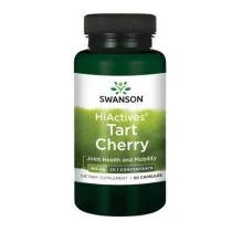 HiActives Tart Cherry 465mg 60 kaps. Swanson - Kosmetyki do stylizacji włosów - miniaturka - grafika 4