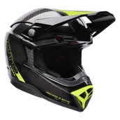 Kaski motocyklowe - Kask Cross BELL Moto-10 Mips Strike Żółty/SzaryXL - miniaturka - grafika 1