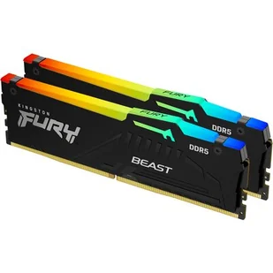 Kingston Fury Beast RGB 64GB [2x32GB 5600MHz DDR5 CL40 DIMM] - Pamięci RAM - miniaturka - grafika 1