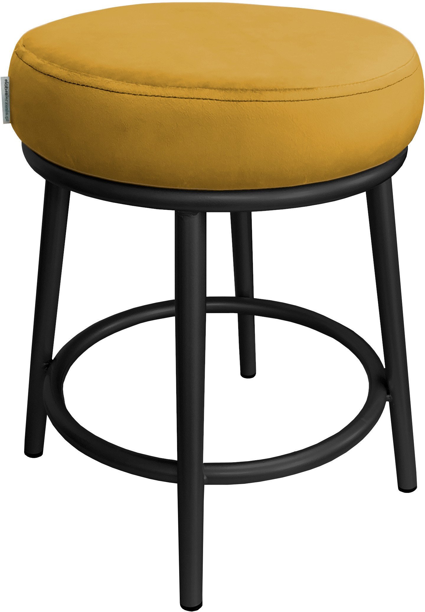 Taboret Ben noga metalowa czarna MG15